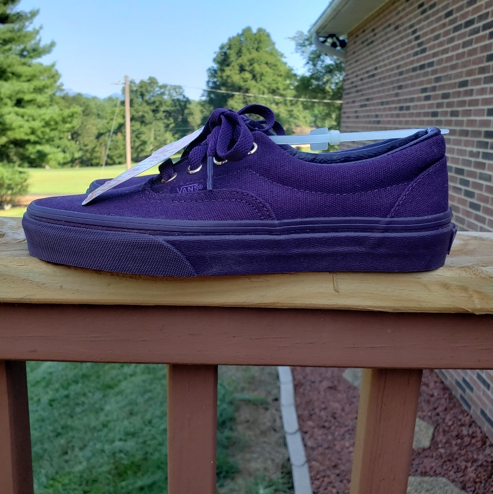 Rare All Purple Vans Era Shoes Mens 4.5, Womens 6